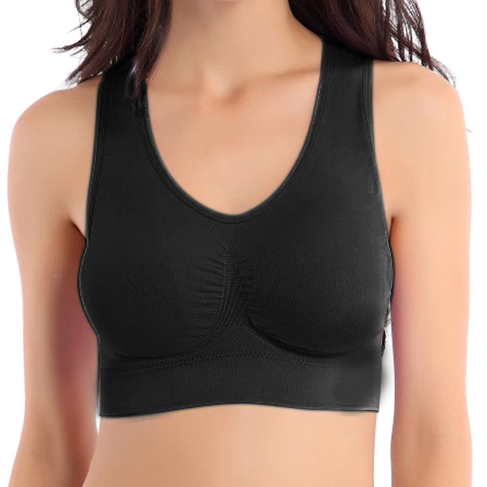 Women's Push Up Wire free Yoga Comfort Running Sport Bras